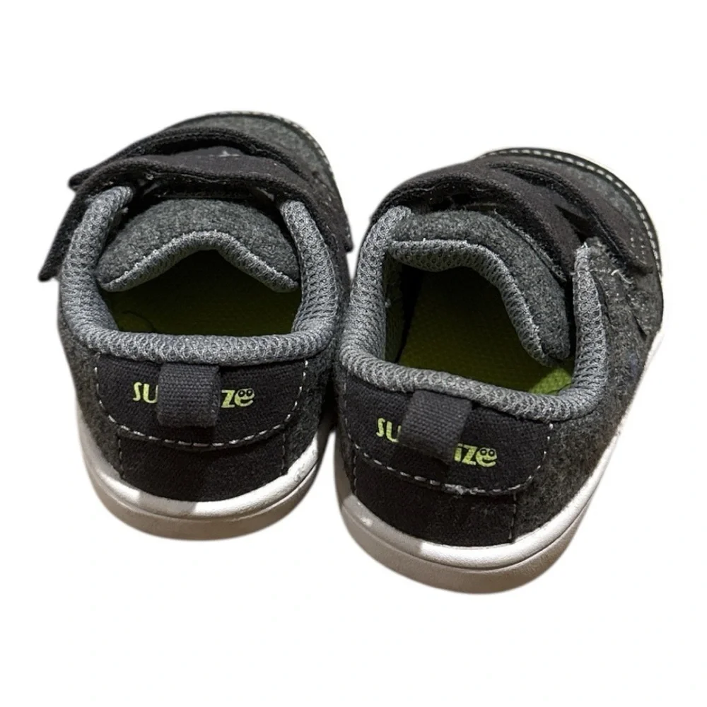 Kids Black and Gray Shoes